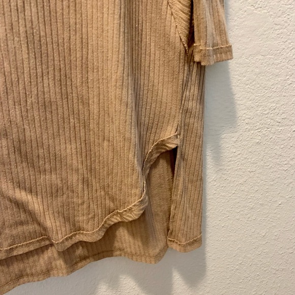 Tan Ribbed Top - Picture 3 of 6